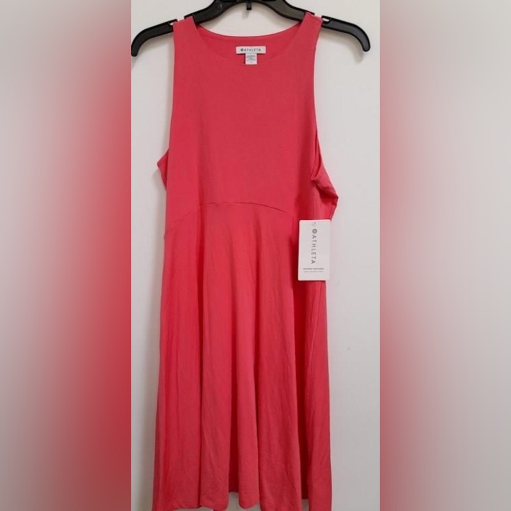 Athleta Santorini Thea Vibrant Pink Dress